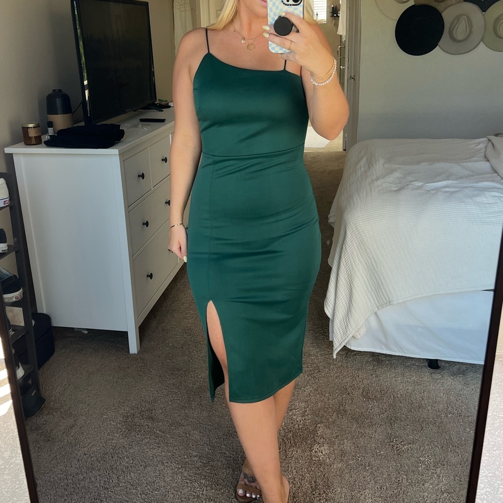 Green Cocktail Dress